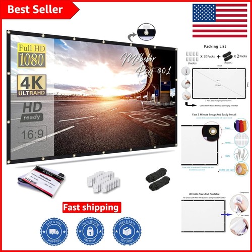 150 inch foldable projector - 150,