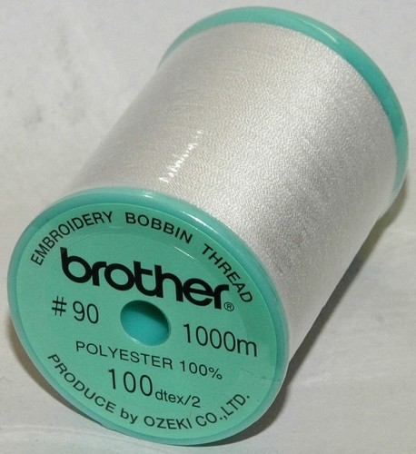 Brother white embroidery - white,