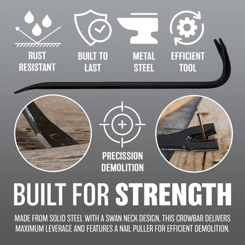 Wrecking bar crow nail - crow,
