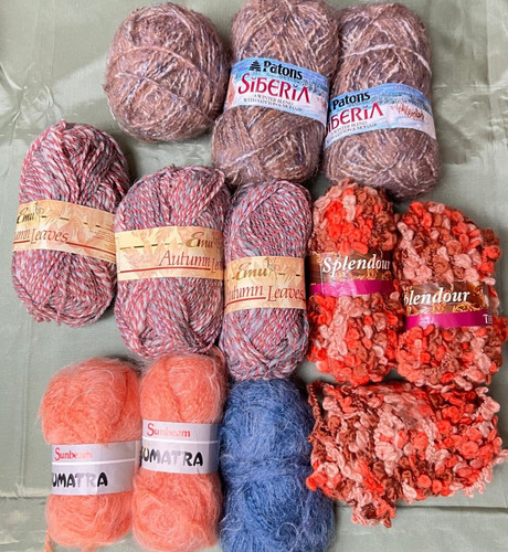 Vintage yarn lot patons - vintage, emu