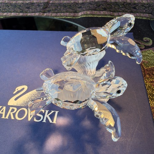 Swarovski crystal sea turtles - sea,