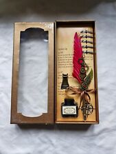 8 Piece Calligraphy Burgundy