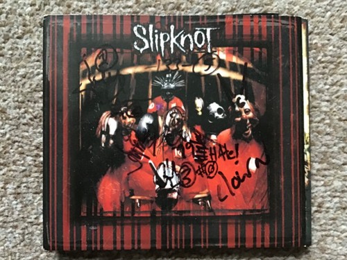 Slipknot autographed 1999 - autographed, cd