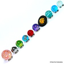 Solar System Planet Glass Toy Marbles Space Gift Present 14-22mm Stocking Filler