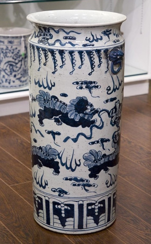 Foo dogs chinoiserie porcelain - foo,