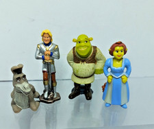 SHREK 3 KINDER SURPRISE EGG TOYS Mini FIGURES Princess Fiona King Arthur Donkey