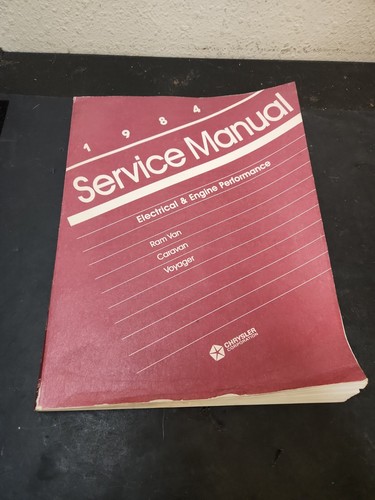 1984 dodge chrysler service - 1984,