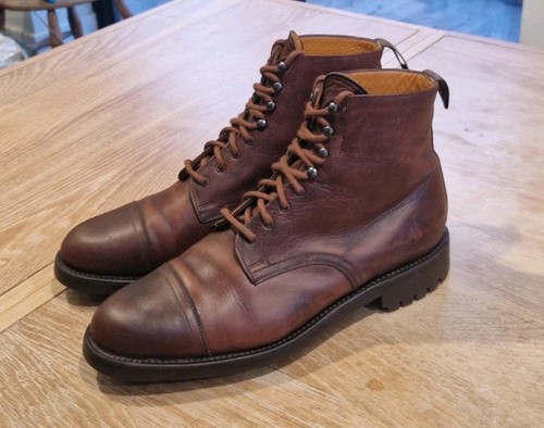 Grenson vintage brown toe cap - grenson,