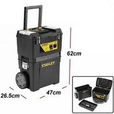 Extra Large Tool Box On Wheels Rolling Mobile Work Centre Heavy Duty Storage
