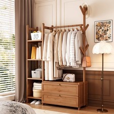 Open Wooden Hanging Clothes