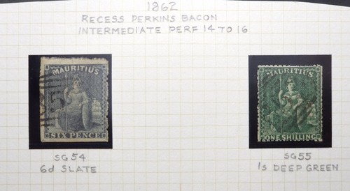 Mairitius 1862 immediate perf - immediate,
