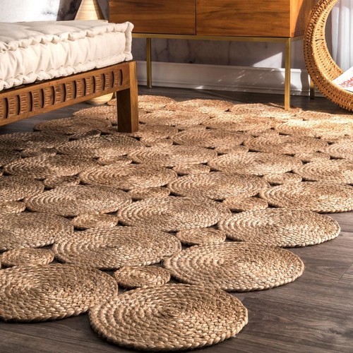 Rectangle natural jute rug - rectangle,