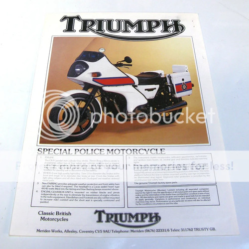 Triumph special police - special, &