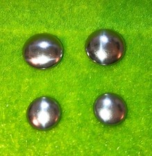 4 Dome Starlock Axle Caps For The Mamod Taction Engine, Steam Roller, TE1a, SR1a
