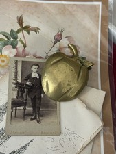 Vintage Brass Apple Clip Desk