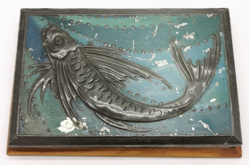 Vtg c1910 art nouveau pewter - c1910,