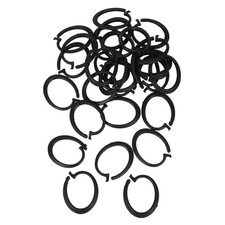  60pcs Roman Blind Curtain Rings Plastic Split Rings For Shades Heavy-Duty