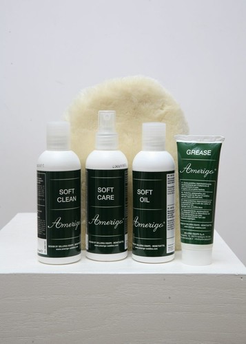 Amerigo leather care set - leather,