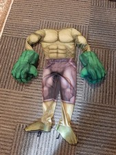 Marvel Kids Hulk Halloween Costume Small With Hulk Hands