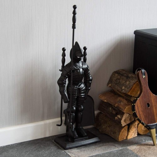 Knight soldier fireplace - knight,
