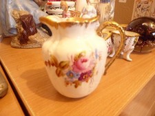 Floral bone china jug