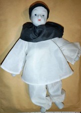 Pair Pierrot Doll Clown
