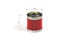Malossi Oil Filter Red Chili