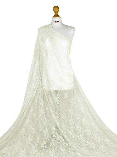 Stretch lace fabric polyester - lace,