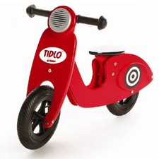 Tidlo Red Vespa Style Scooter