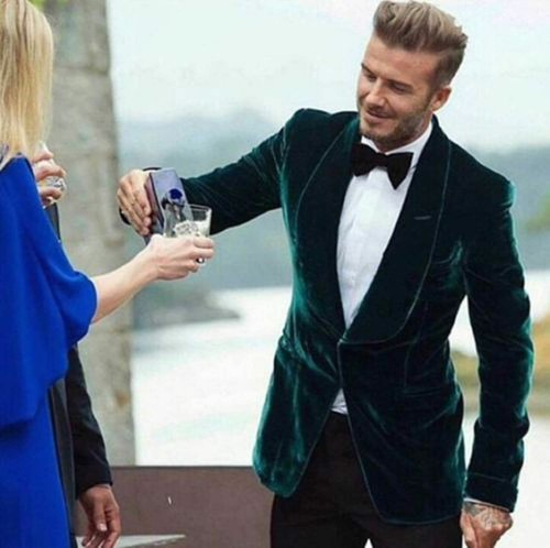 Men green smoking - green, jackets