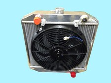 FORD TALL ESCORT, 55MM CORE ALUMINIUM RACE RADIATOR +/- 14" INCH FAN & SWITCH 