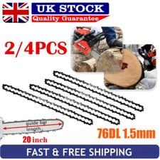 4-Pcs 20 inch 76 Drive Links Chainsaw Saw Chain Parts Tool chainsaw blade NEW