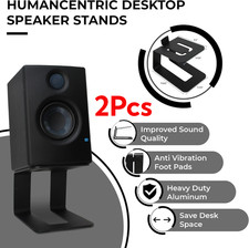 2x Desktop Speaker Stands Anti