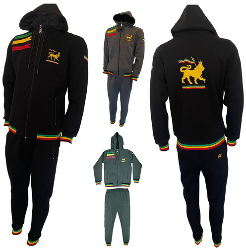 Men rasta lion fleece - men's,