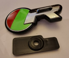Badge R + carrier to radiator