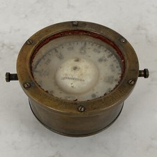 Vintage Brass Ships Compass No