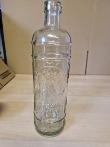Vintage clear glass bottle - vintage,