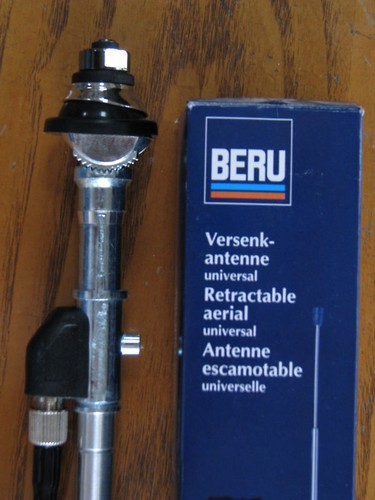Beru antenna chrome mast fm - mast, am