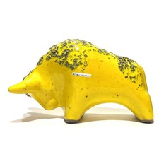 Otto Keramik Bull in Yellow