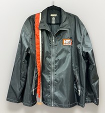 NOS Energy Drink Racing Jacket by Bishop – Men’s XL – Black with Red Stripe EUC!