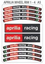APRILIA Racing  Wheel Rim Stickers Decals Graphics Emblems Motorcycle