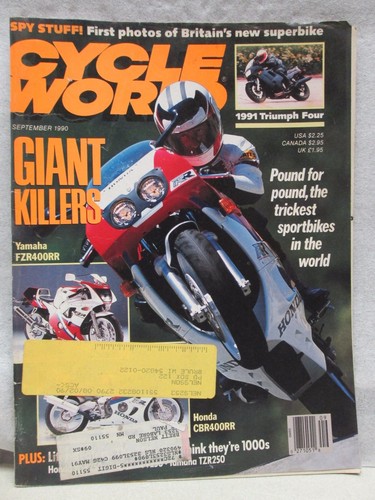 Cycle world magazine september - cycle,