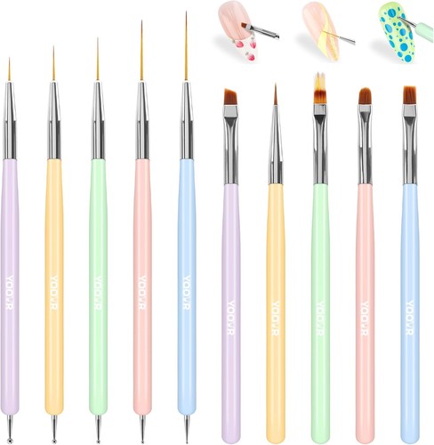 Nail art brushes set - nail,
