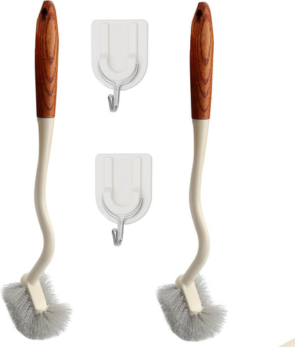 2pcs long handle toilet brush - handle,