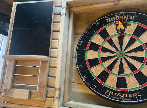 Outdoor dartboard cabinet - outdoor,