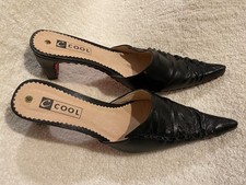 Gothic Goth v pointy black red