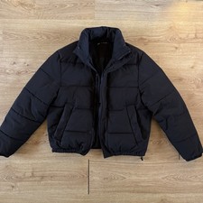 Zara Navy Blue Puffer Jacket