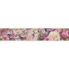 Floral Rose Wallpaper Border