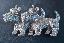Vintage Scottie Dog Marcasite