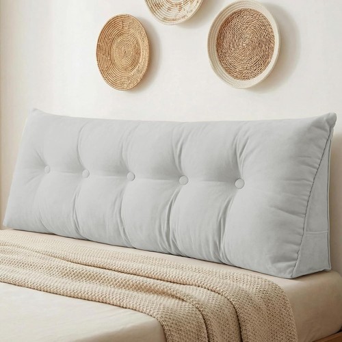 Headboard wedge pillow - pillow, cushion